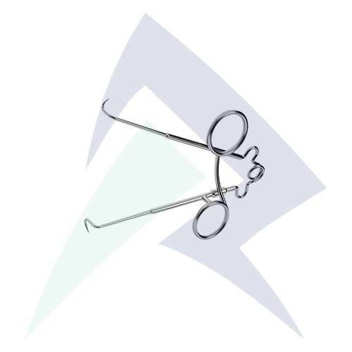 Spring Retractor - 1X1 Prongs, W/ Ratchet